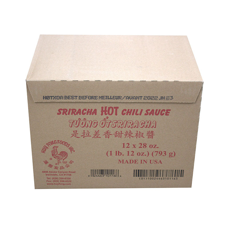Huy Fong Sriracha Hot Chili Sauce, 12 CT