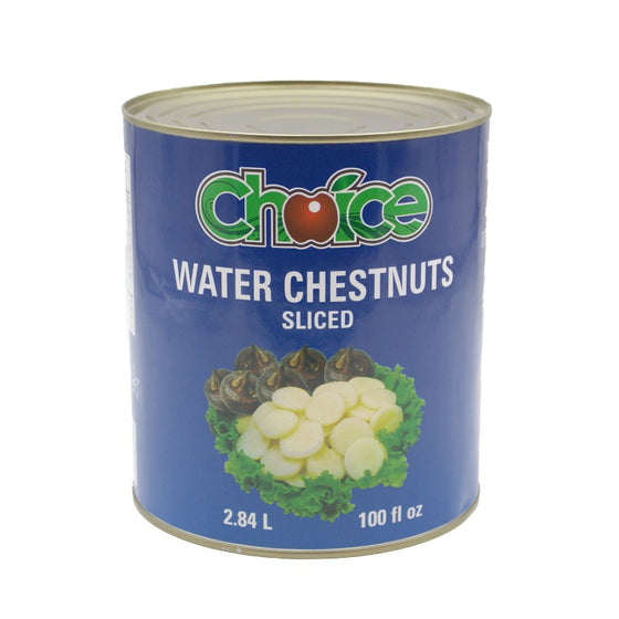 Choice Water Chestnuts Sliced, 6 CT