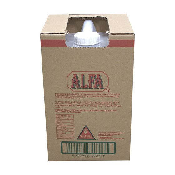 Alfa Vegetable Oil, Box, 16 L