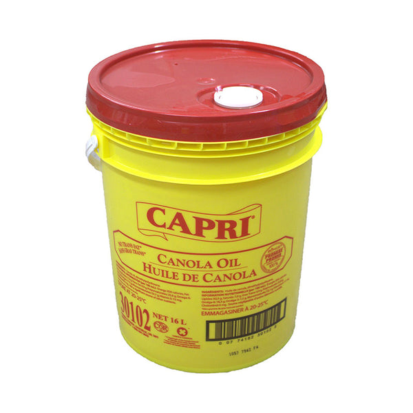 Capri Canola Oil, Pail, 16 L