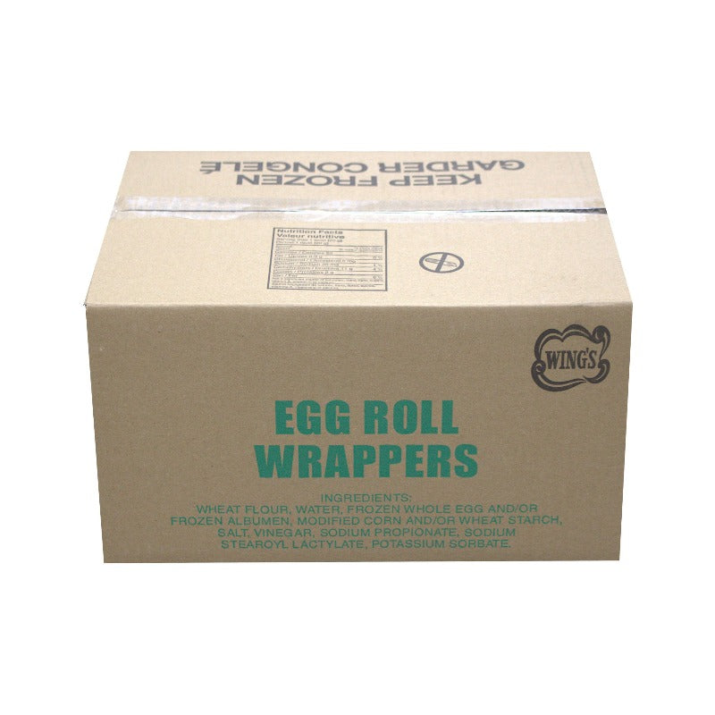 Wing's Eggroll Wraps, 18 KG
