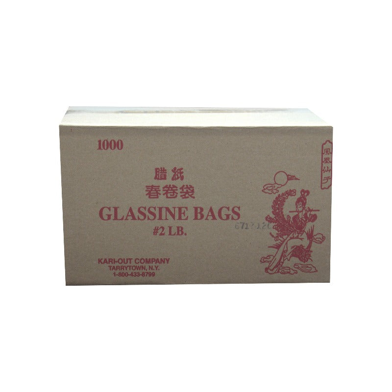 2LB Glassine Bags, Lady Print, 1000 CT