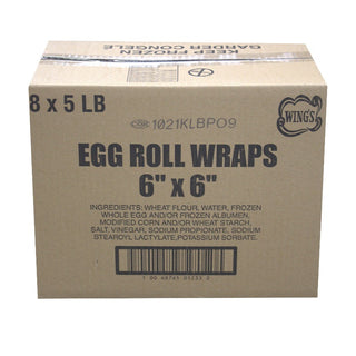 01204 Egg Roll Wraps - Wing's Food Products