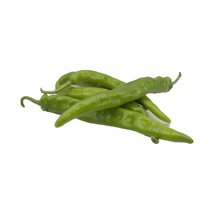 Green Long Hot Peppers, 12-15 LB