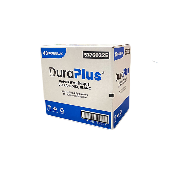 DuraPlus 57760325 Bathroom Tissue 2-Ply, 48 x 420's
