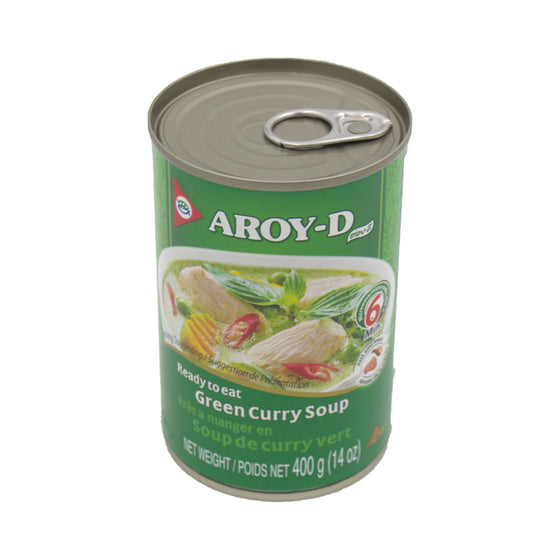 Aroy-D Green Curry Soup, Ready to Eat, 24 CT