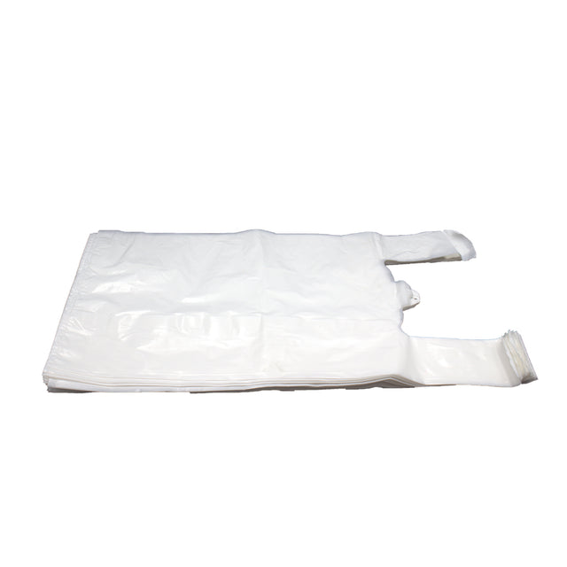 S-3 White T-shirt Bag, 16 LBs