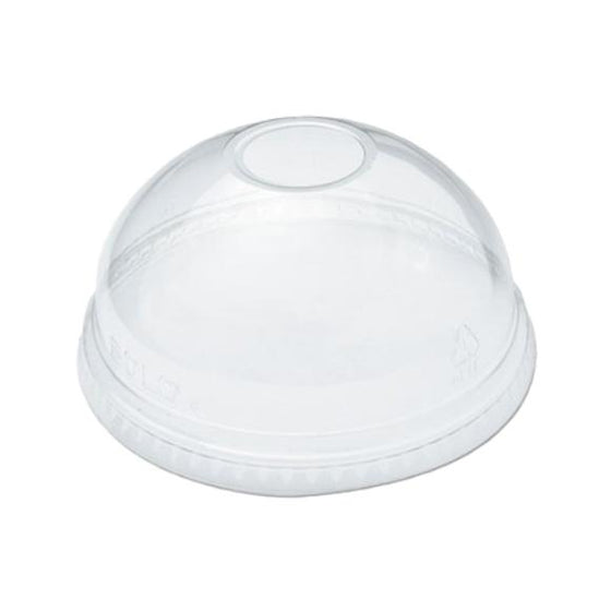 Dynasco DL-92 Clear Dome Lid with Hole, 1000 CT