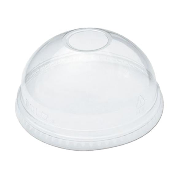Dynasco DL-98 Clear Dome Lid with Hole, 1000 CT