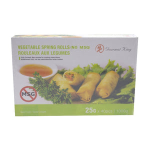 Gourmet King Vegetable Spring Roll (Mini), Case (400x25g)