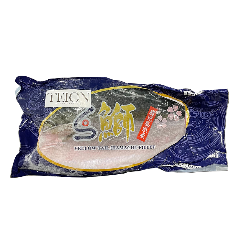 Teion Frozen Hamachi Fillet (Yellow Tail), 2.30 KG ($43.00/KG)