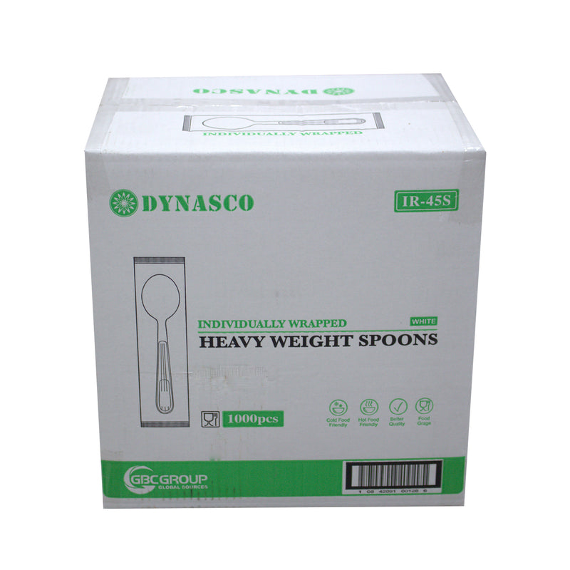 Dynasco IR-45S Individually Wrapped Soup Spoon, 1000 CT