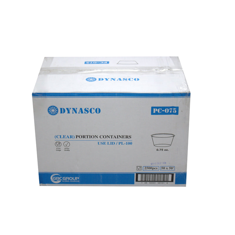Dynasco PC-075 0.75oz. Portion Cup, 2500 CT