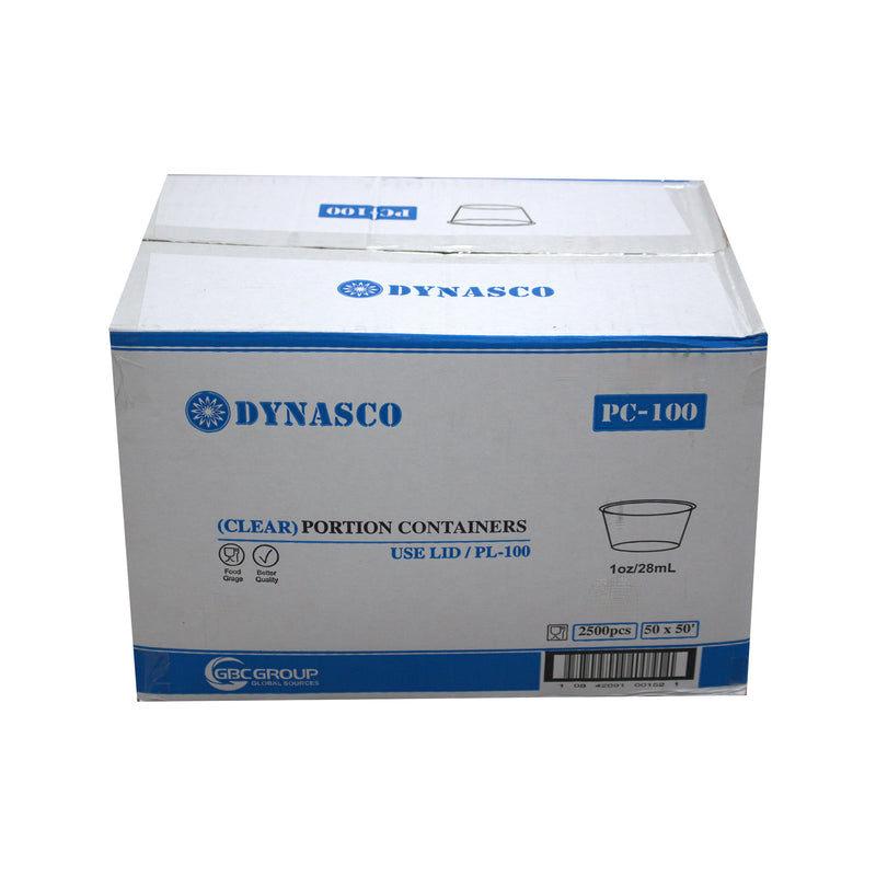 Dynasco PC-100 1oz. Portion Cup, 2500 CT