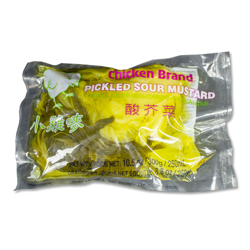 Chicken Brand Pickled Sour Mustard, Case (36x300g)