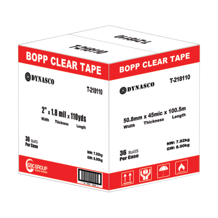Dynacso T-218110 Clear Tape, 36 CT