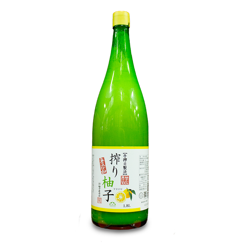 Yuzuya Honten 100% Yuzu Juice, Bottle (1.8 Liter)