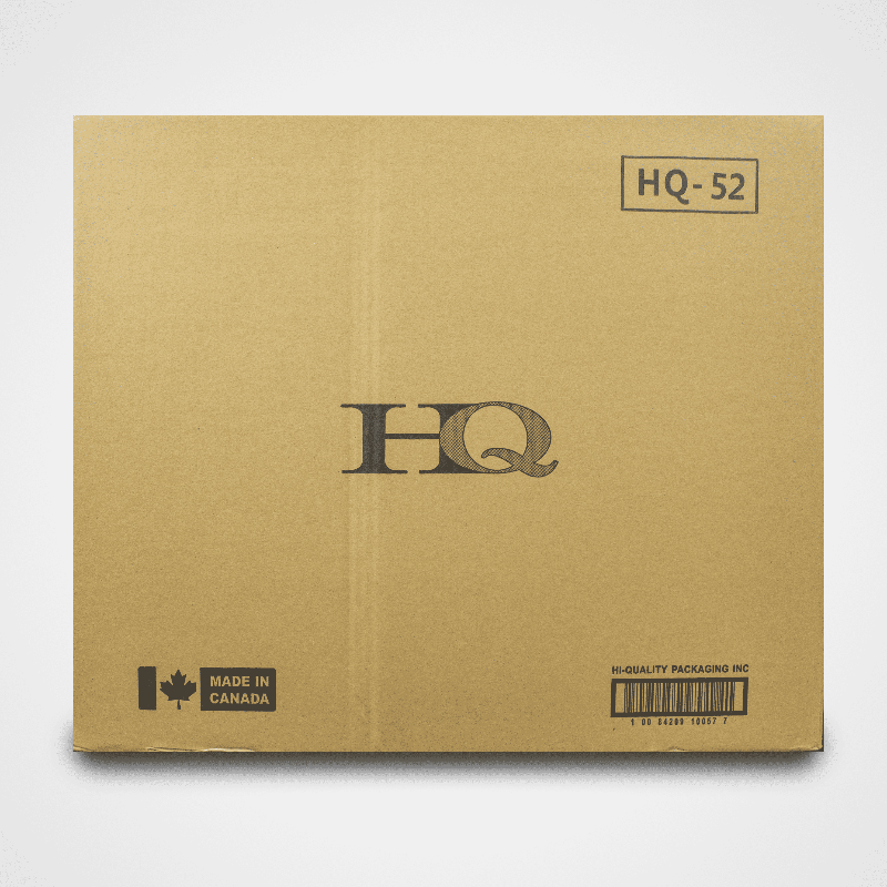 HQ-52 Clear Hinged Container, Case (400's)
