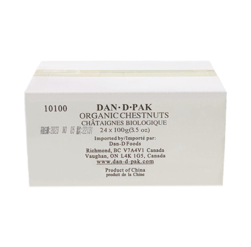 Dan-D-Pak Organic Chestnuts, Case (24 x 100g)