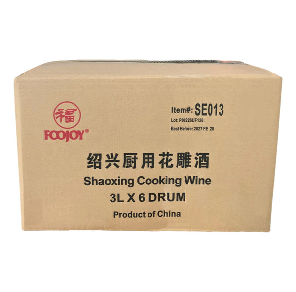 Foojoy Cooking Wine, 6 x 3 L
