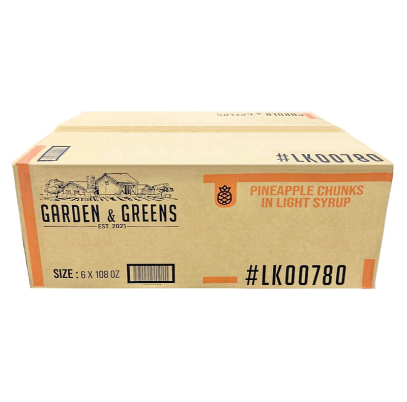 Garden & Greens Pineapple Chunks, Case (6x3.05 KG)
