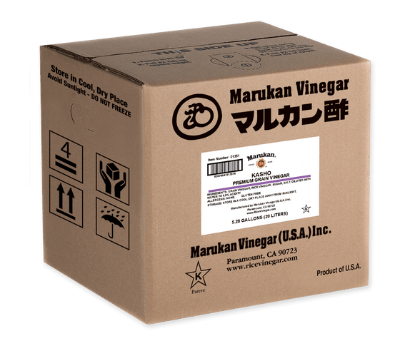 Marukan Kasho Premium Grain Vinegar, Case (20 L)
